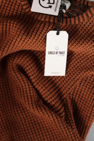 Herrenpullover Circle of  Trust, Größe L, Farbe Orange, Preis 12,25 €