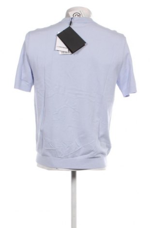 Ανδρικό πουλόβερ J.Lindeberg, Μέγεθος M, Χρώμα Μπλέ, Τιμή 31,14 €