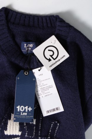 Мъжки пуловер Lee, Размер S, Цвят Син, Цена 46,20 лв.