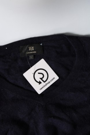 Ανδρικό πουλόβερ Tex, Μέγεθος M, Χρώμα Μπλέ, Τιμή 6,28 €