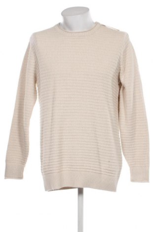 Мъжки пуловер Tom Tailor, Размер XL, Цвят Бежов, Цена 32,40 лв.