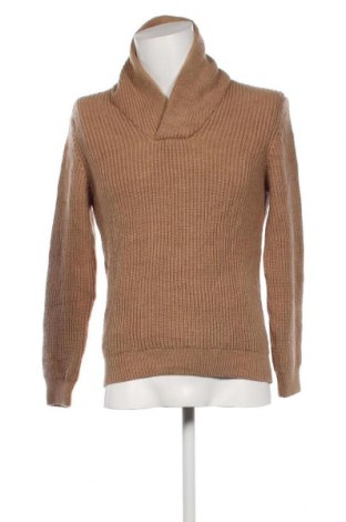 Мъжки пуловер Zara, Размер L, Цвят Бежов, Цена 8,05 лв.
