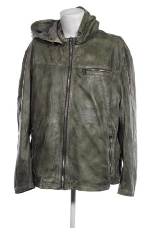 Pánska kožená bunda  Engbers, Veľkosť 3XL, Farba Zelená, Cena  161,83 €