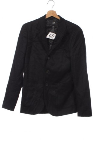 Ανδρικό σακάκι H&M, Μέγεθος S, Χρώμα Μαύρο, Τιμή 27,22 €