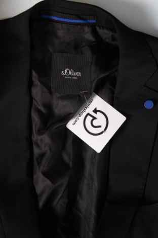 Мъжко сако S.Oliver Black Label, Размер M, Цвят Черен, Цена 19,28 лв.