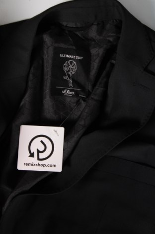 Мъжко сако S.Oliver Black Label, Размер M, Цвят Черен, Цена 24,10 лв.
