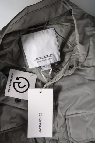 Ανδρικό μπουφάν Jack & Jones, Μέγεθος L, Χρώμα Πράσινο, Τιμή 42,27 €