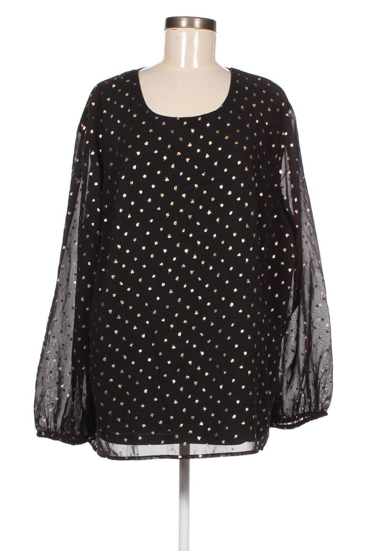 Дамска блуза Damart, Размер 3XL, Цвят Черен, Цена 19,00 лв.