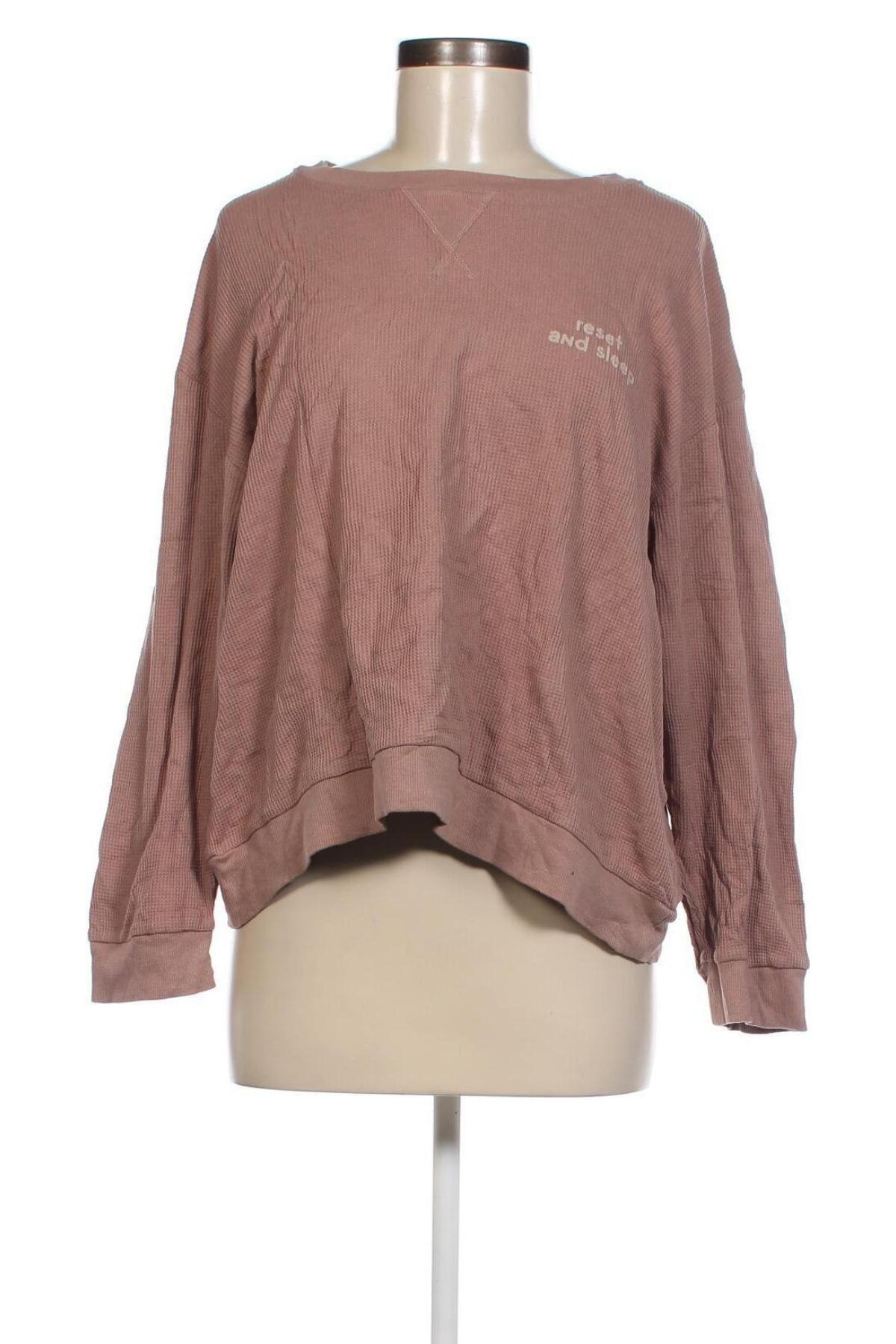 Дамска блуза Kiabi, Размер XL, Цвят Кафяв, Цена 5,89 лв.