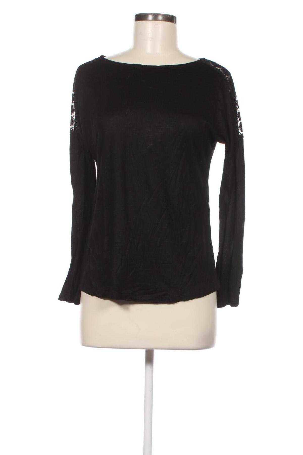 Дамска блуза Massimo Dutti, Размер S, Цвят Черен, Цена 23,12 лв.