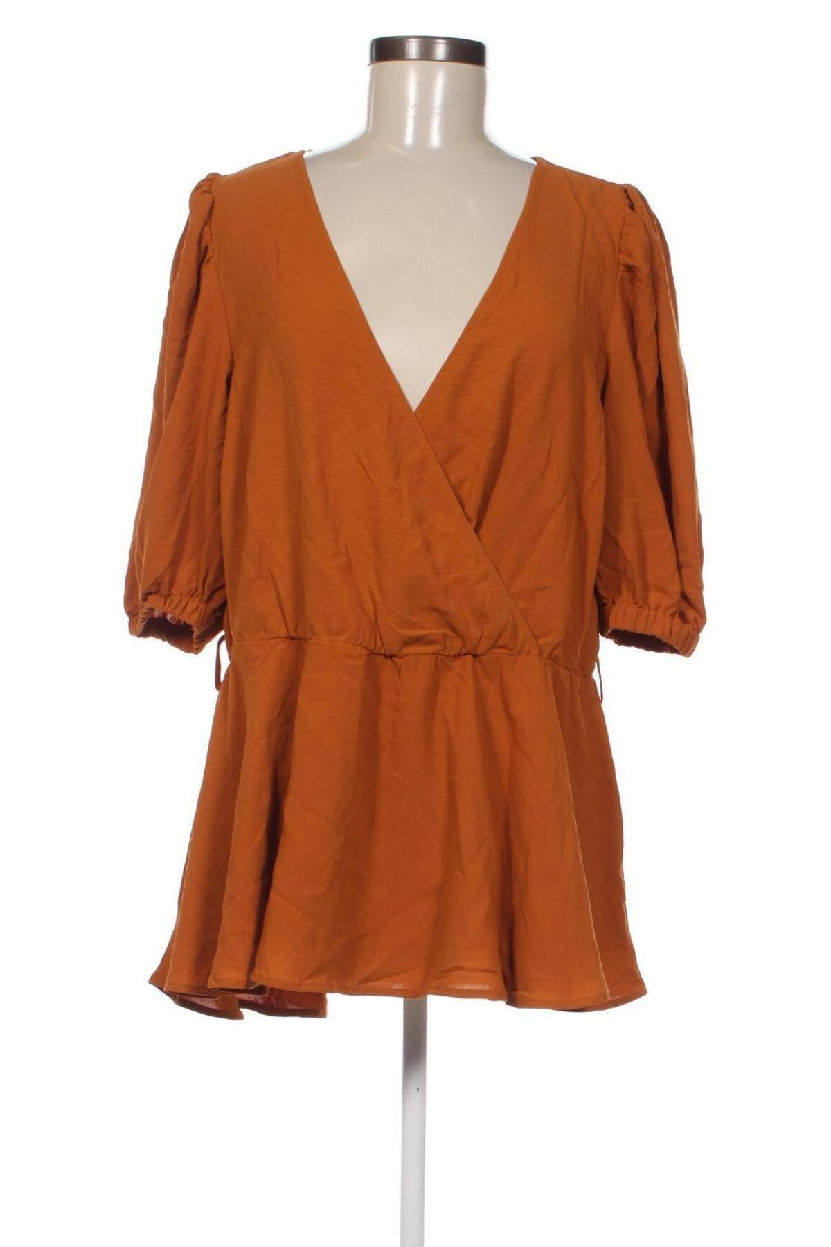 Дамска блуза Zizzi, Размер S, Цвят Кафяв, Цена 6,12 лв.