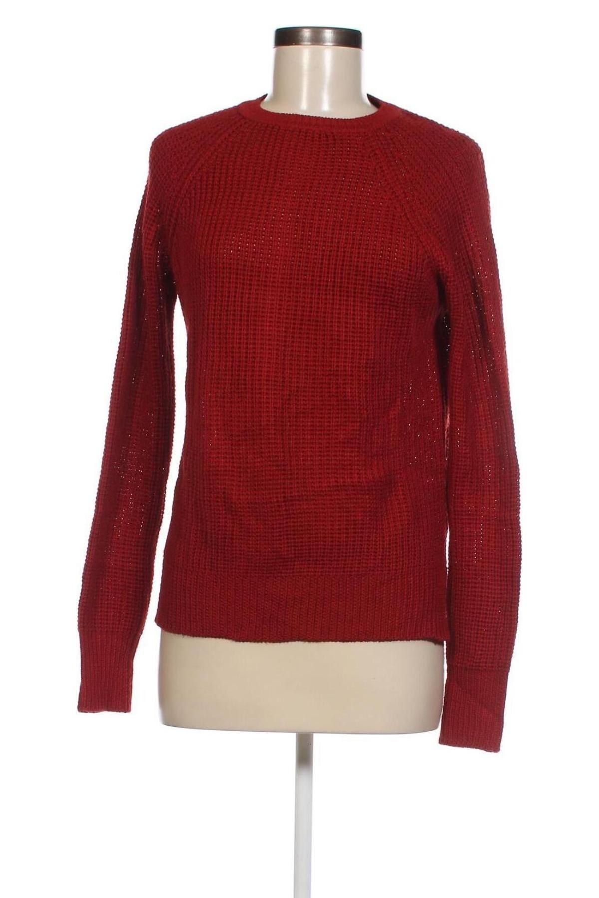 Дамски пуловер Zara, Размер L, Цвят Червен, Цена 8,00 лв.
