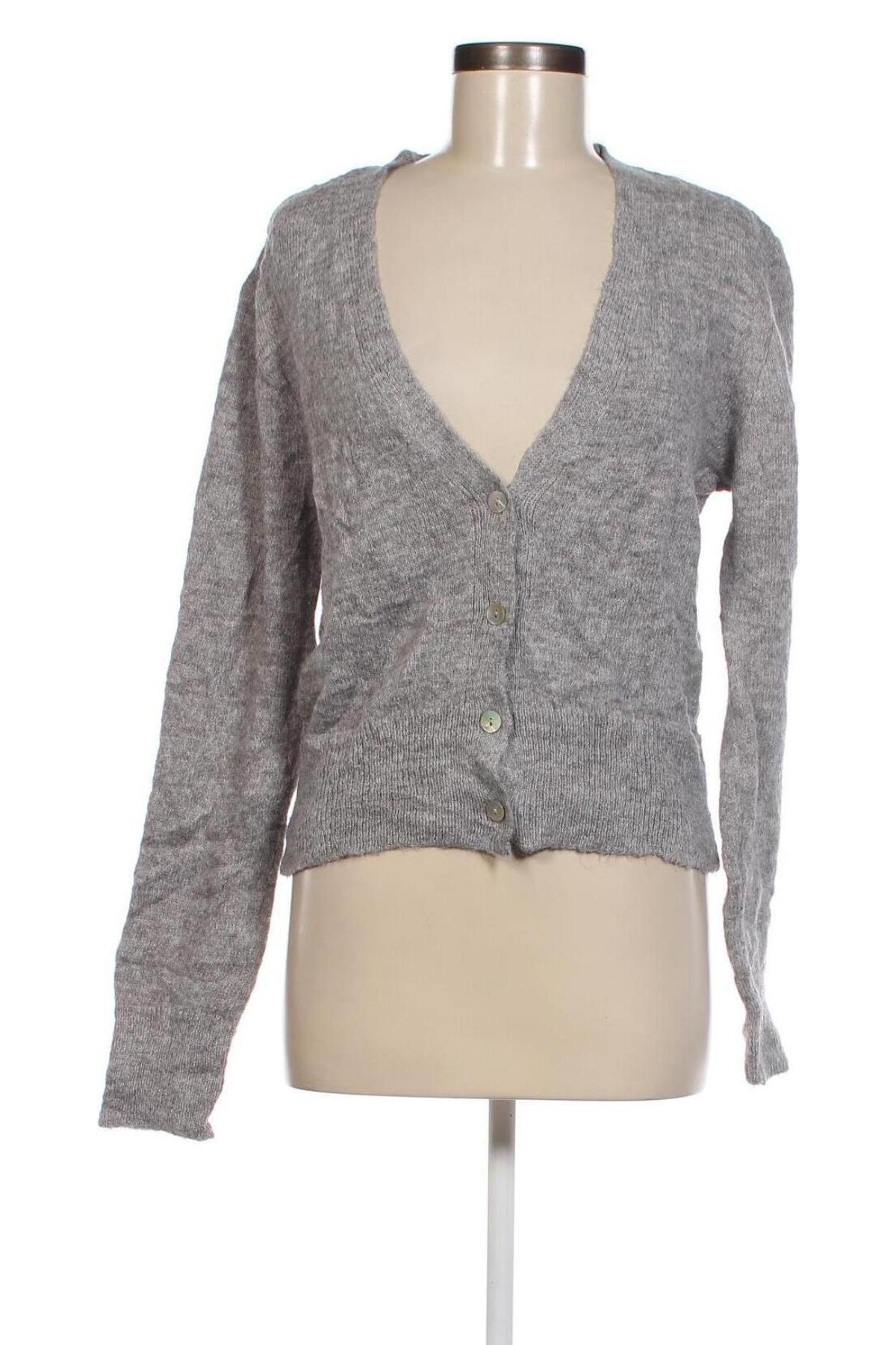 Damen Strickjacke Zara, Größe L, Farbe Grau, Preis € 5,29