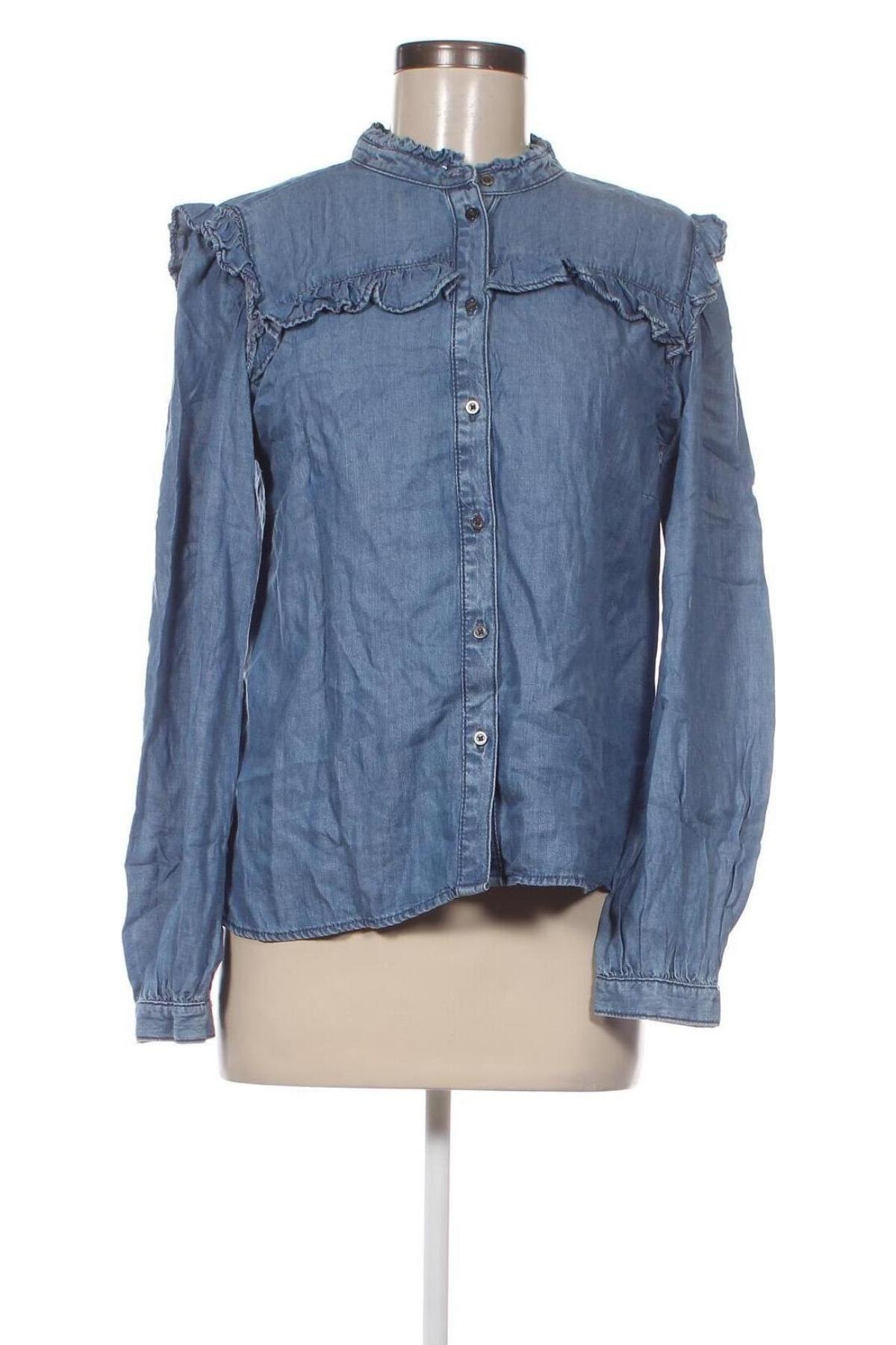 Γυναικείο πουκάμισο C&A, Μέγεθος S, Χρώμα Μπλέ, Τιμή 15,46 €