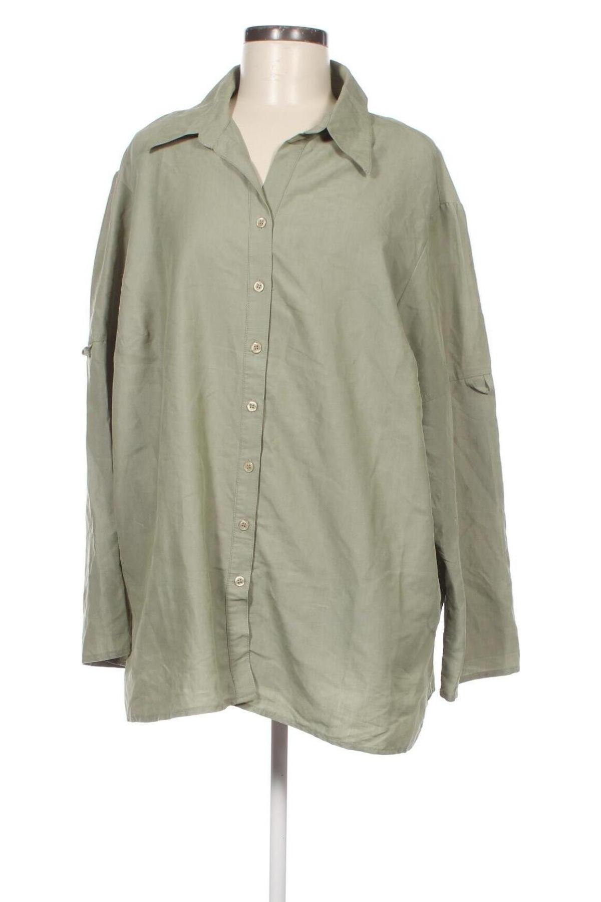 Γυναικείο πουκάμισο Canda, Μέγεθος XL, Χρώμα Πράσινο, Τιμή 13,36 €