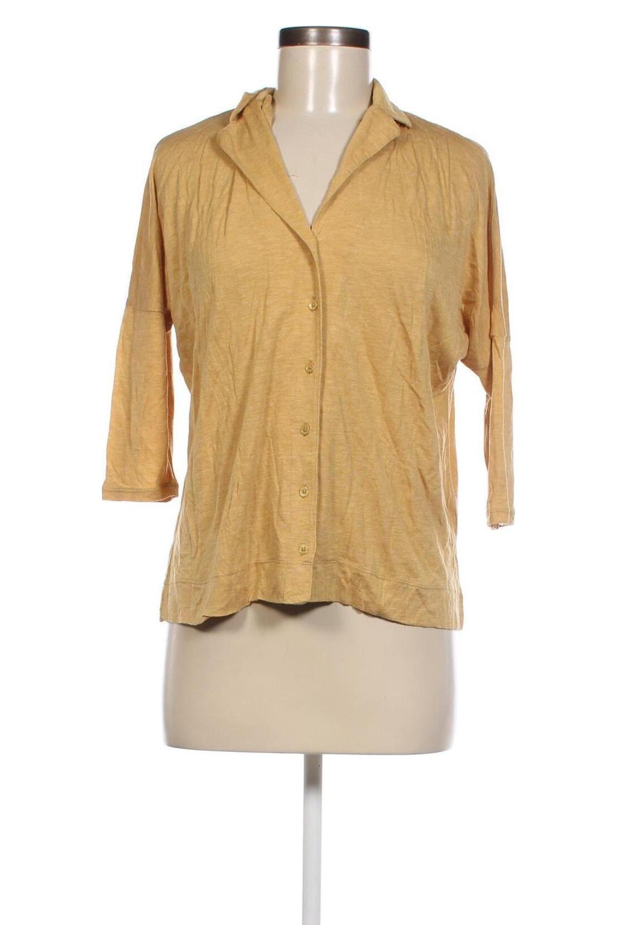 Дамска риза Monoprix Femme, Размер S, Цвят Бежов, Цена 4,56 лв.