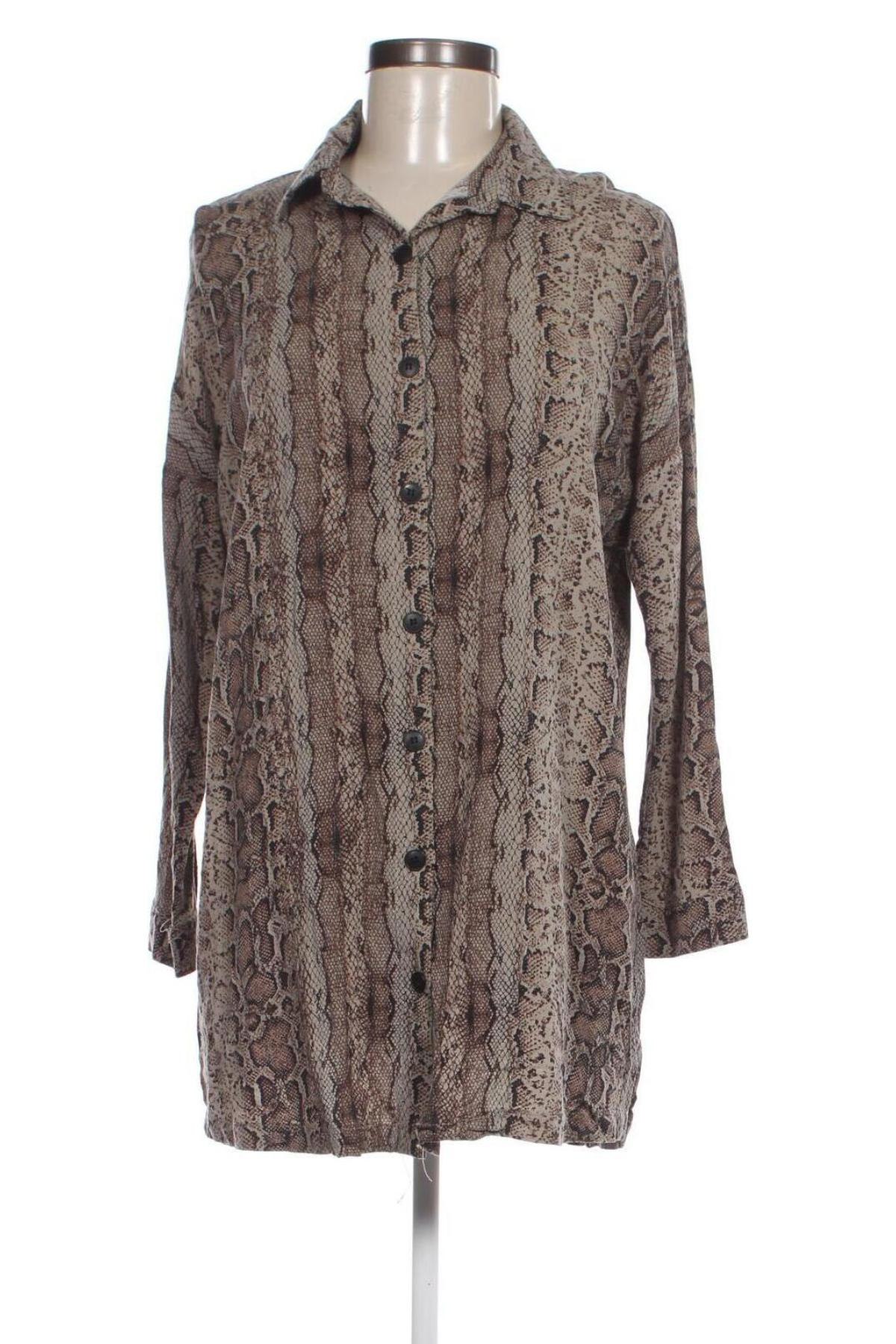Γυναικείο πουκάμισο Pull&Bear, Μέγεθος S, Χρώμα  Μπέζ, Τιμή 3,56 €