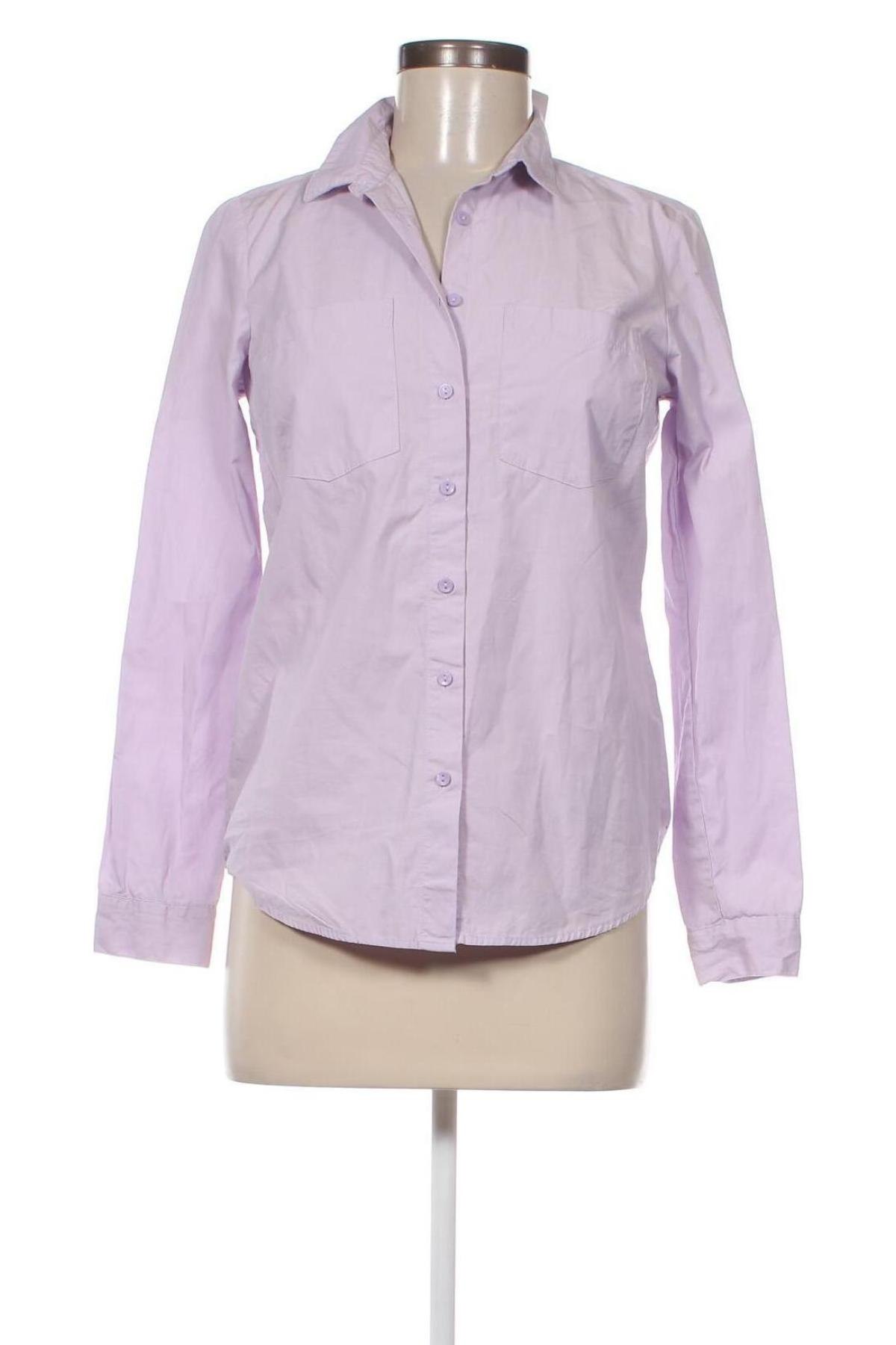 Γυναικείο πουκάμισο Sinsay, Μέγεθος XS, Χρώμα Βιολετί, Τιμή 12,83 €