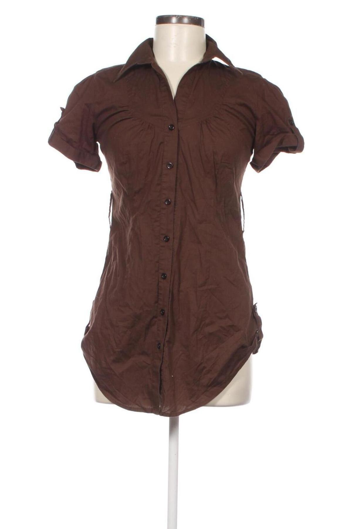 Γυναικείο πουκάμισο Tally Weijl, Μέγεθος M, Χρώμα Καφέ, Τιμή 23,86 €