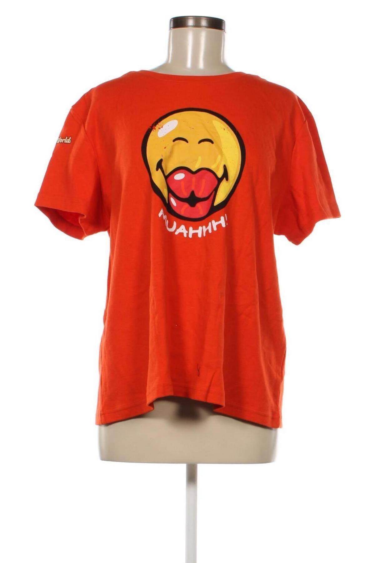 Dámské tričko Smiley World, Velikost L, Barva Oranžová, Cena  351,00 Kč