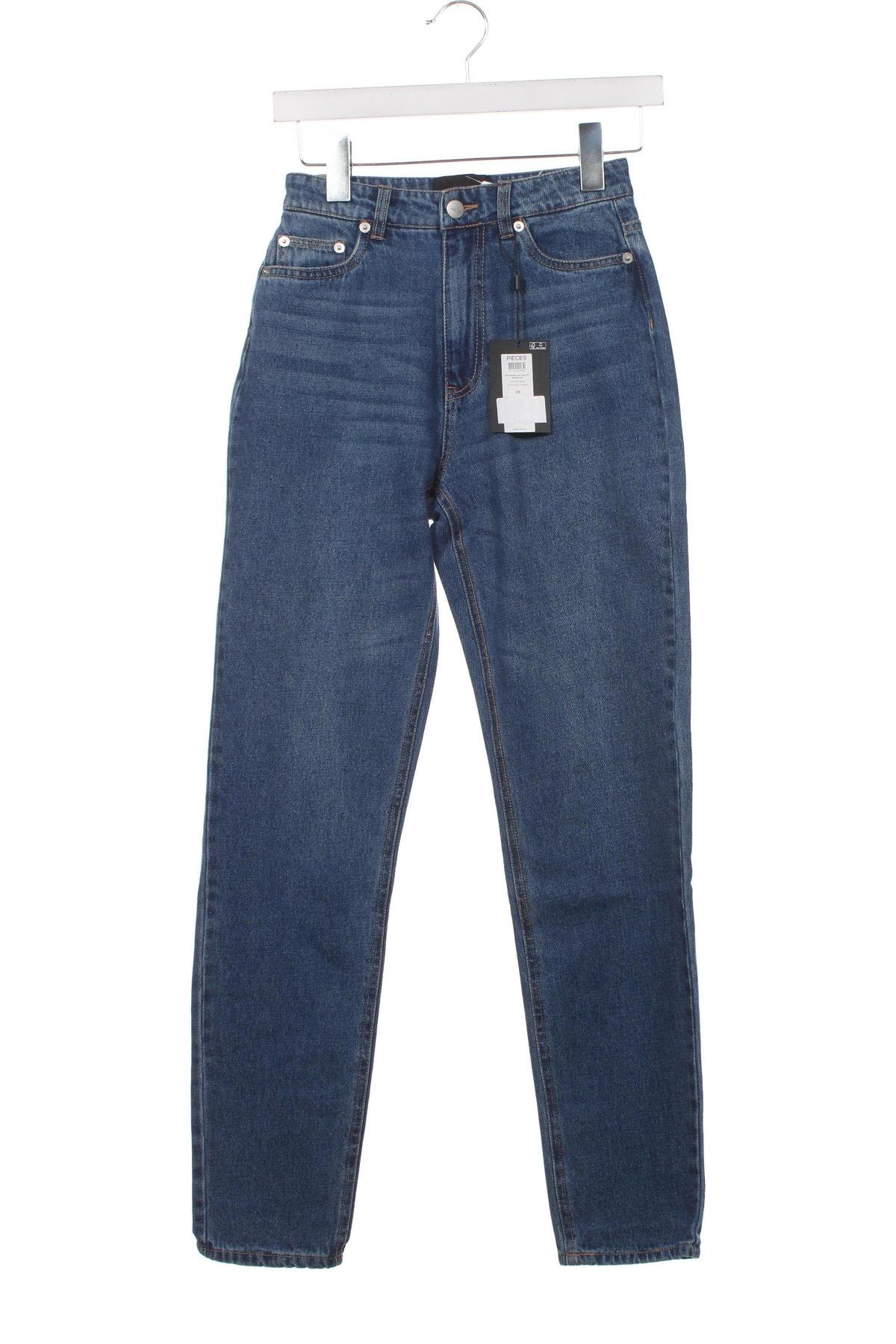 Dámské džíny  Pieces, Velikost XS, Barva Modrá, Cena  385,00 Kč