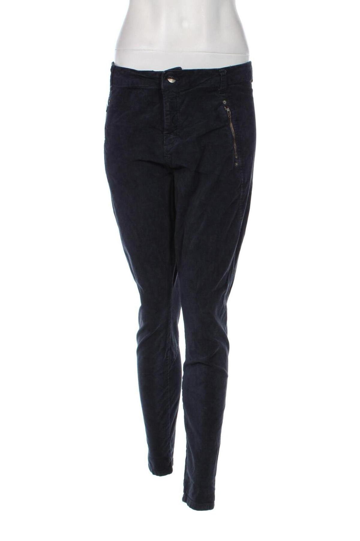 Pantaloni de velvet de femei Five Units, Mărime M, Culoare Albastru, Preț 22,57 Lei