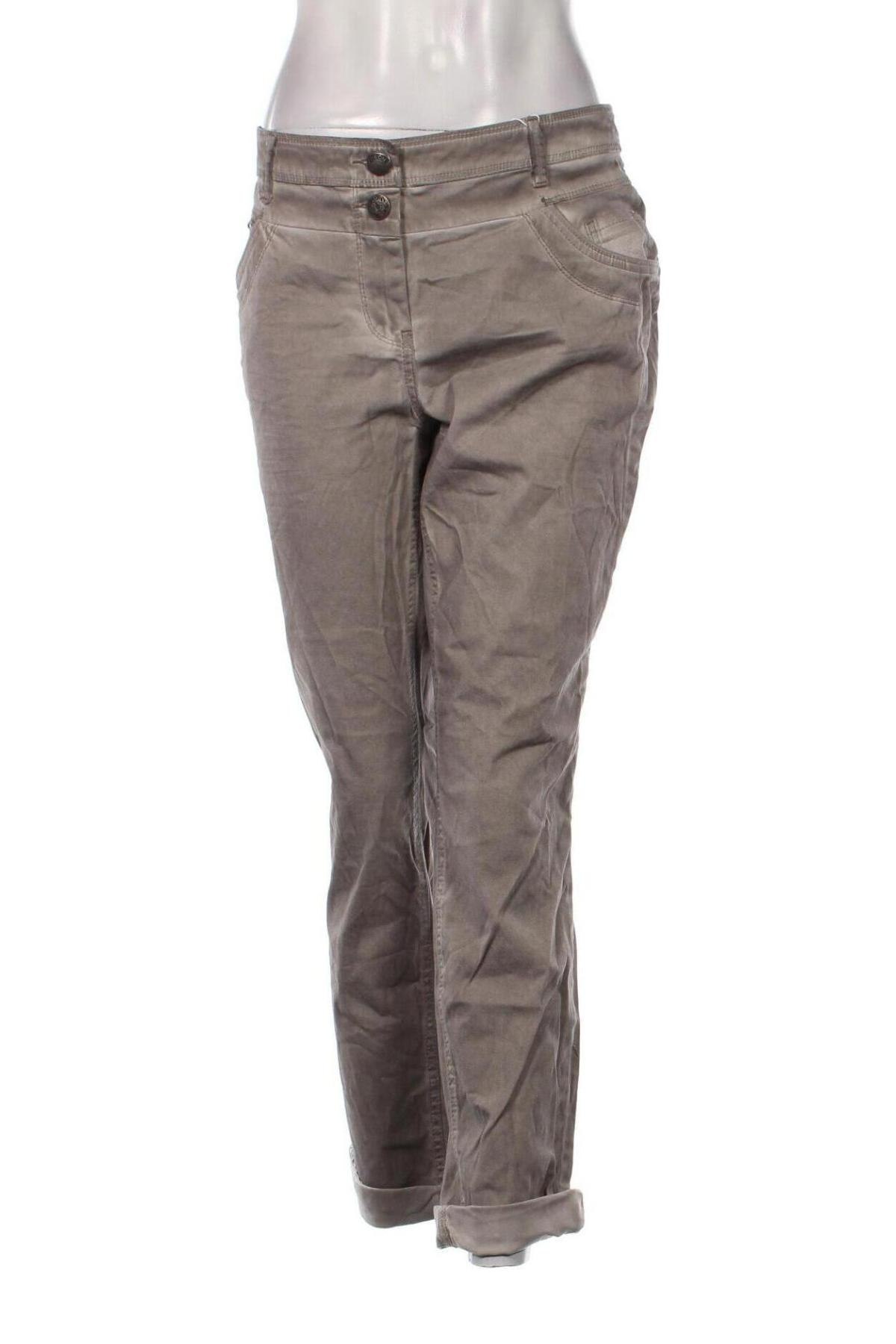 Дамски панталон Cecil, Размер L, Цвят Сив, Цена 15,66 лв.
