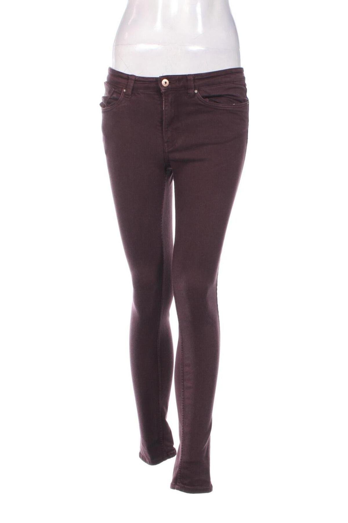 Дамски панталон H&M L.O.G.G., Размер S, Цвят Червен, Цена 3,48 лв.