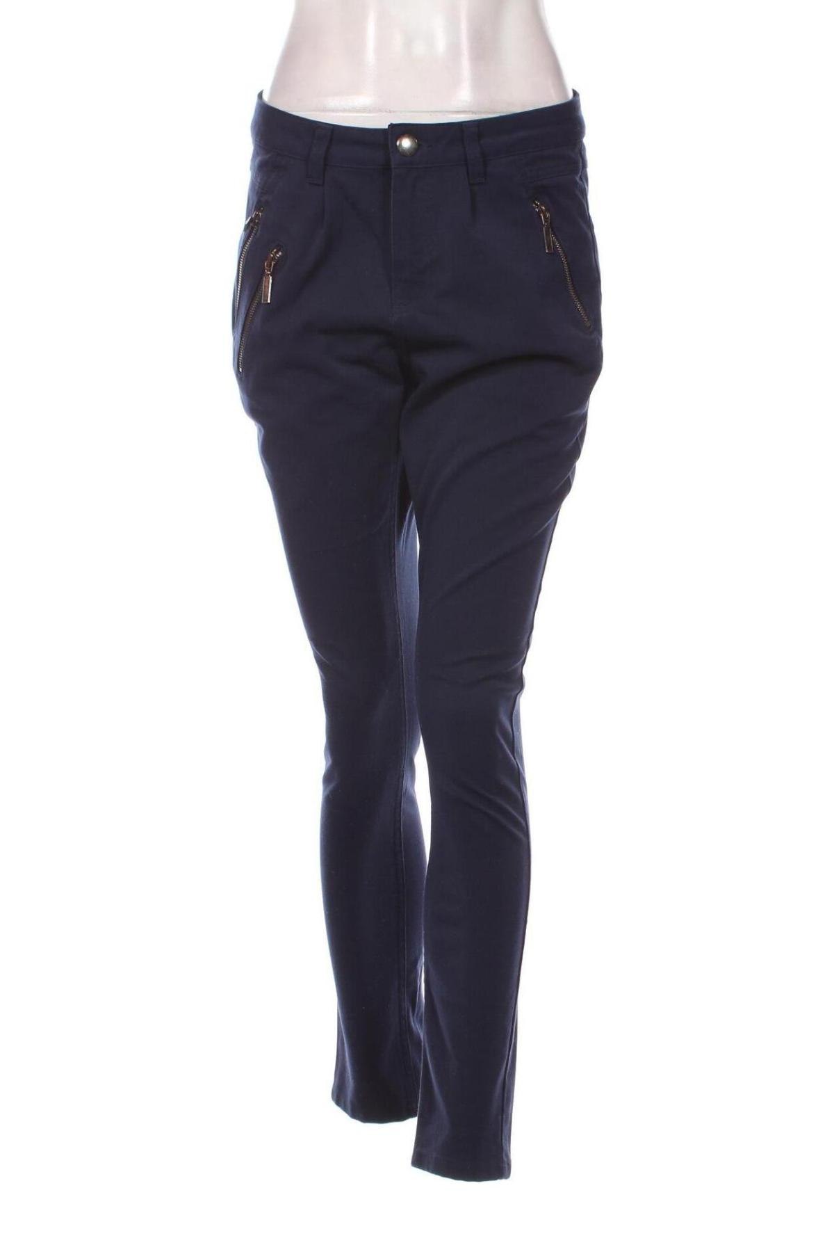 Pantaloni de femei Karen by Simonsen, Mărime M, Culoare Albastru, Preț 161,18 Lei