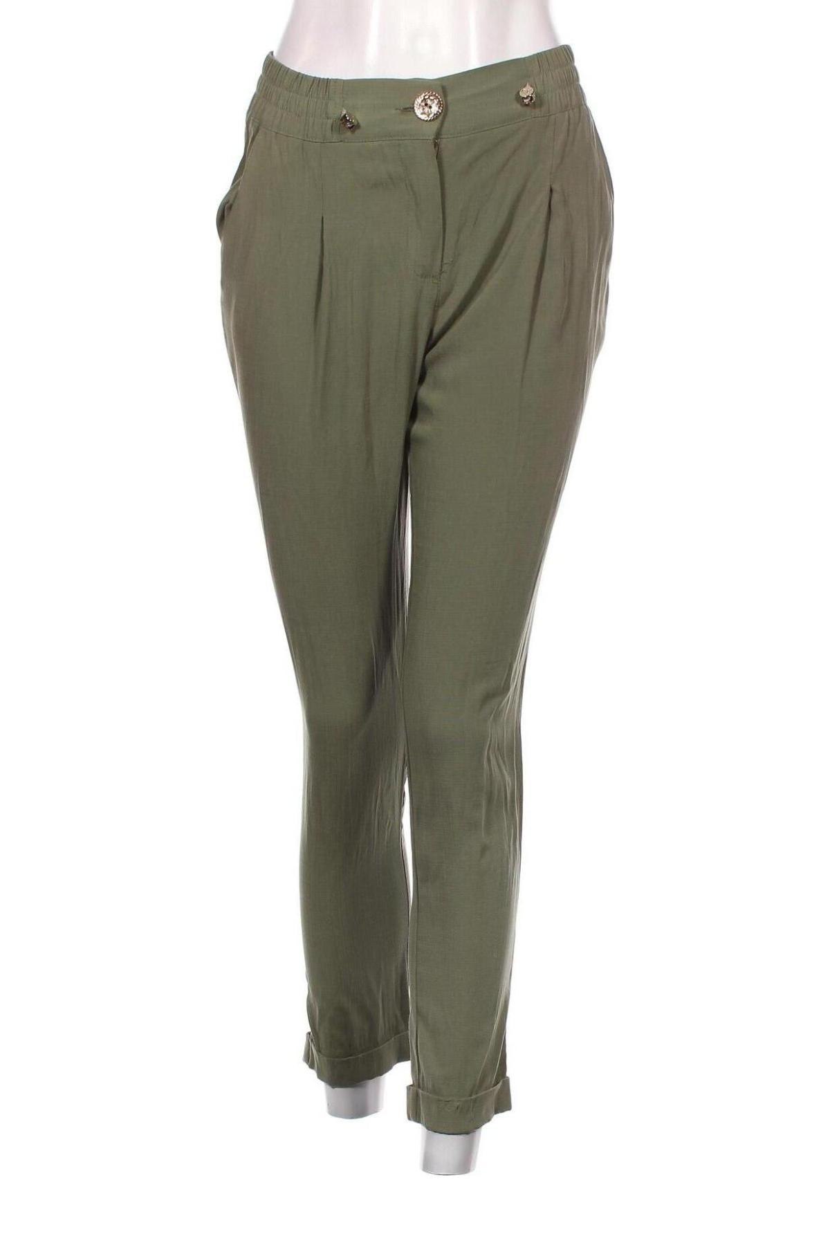 Дамски панталон Lucy, Размер S, Цвят Зелен, Цена 3,48 лв.