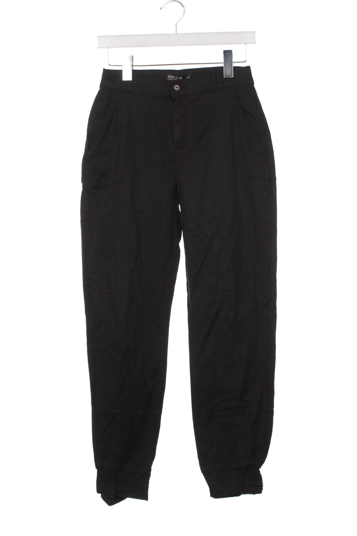 Pantaloni de femei Medicine, Mărime XS, Culoare Negru, Preț 22,89 Lei