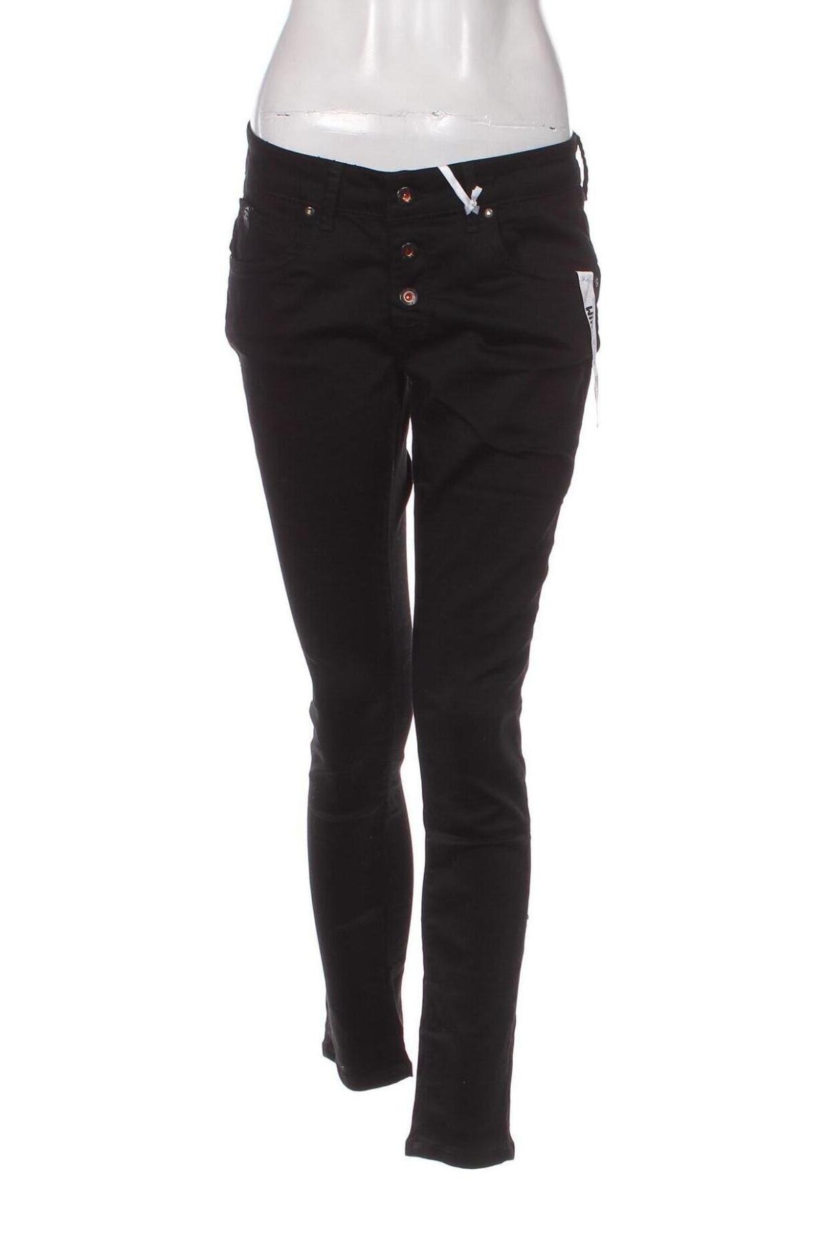 Дамски панталон Miracle Of Denim, Размер M, Цвят Черен, Цена 19,69 лв.