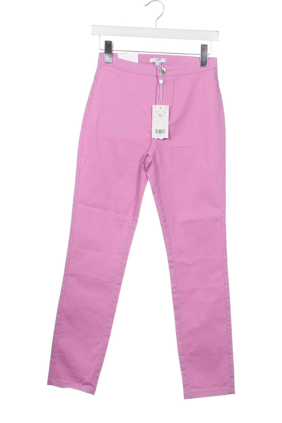 Pantaloni de femei Oviesse, Mărime XS, Culoare Roz, Preț 151,32 Lei