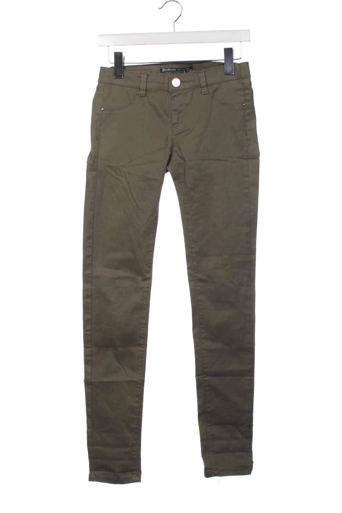 Pantaloni de femei Stradivarius, Mărime XS, Culoare Verde, Preț 16,22 Lei