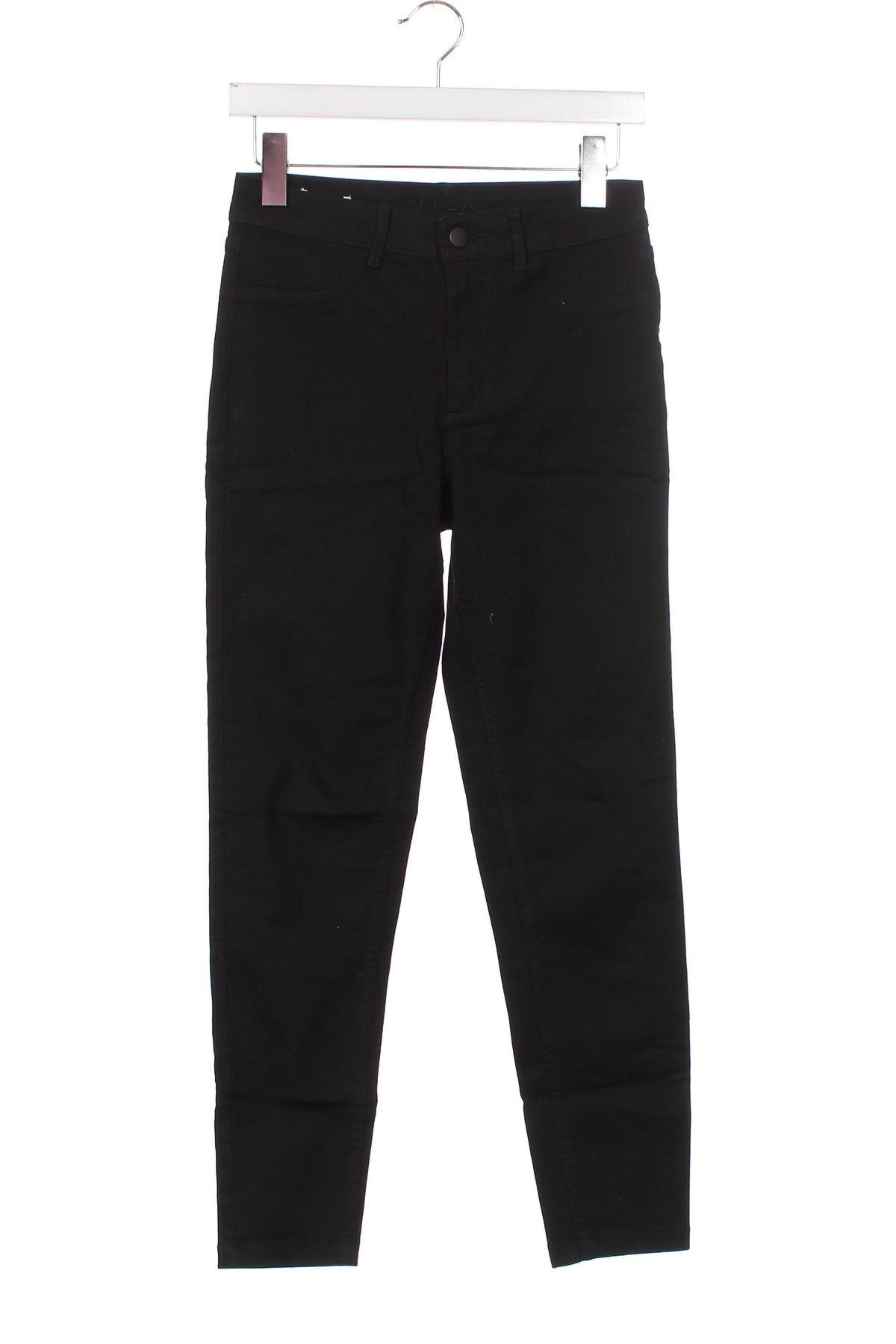 Дамски панталон VILA, Размер S, Цвят Черен, Цена 6,20 лв.