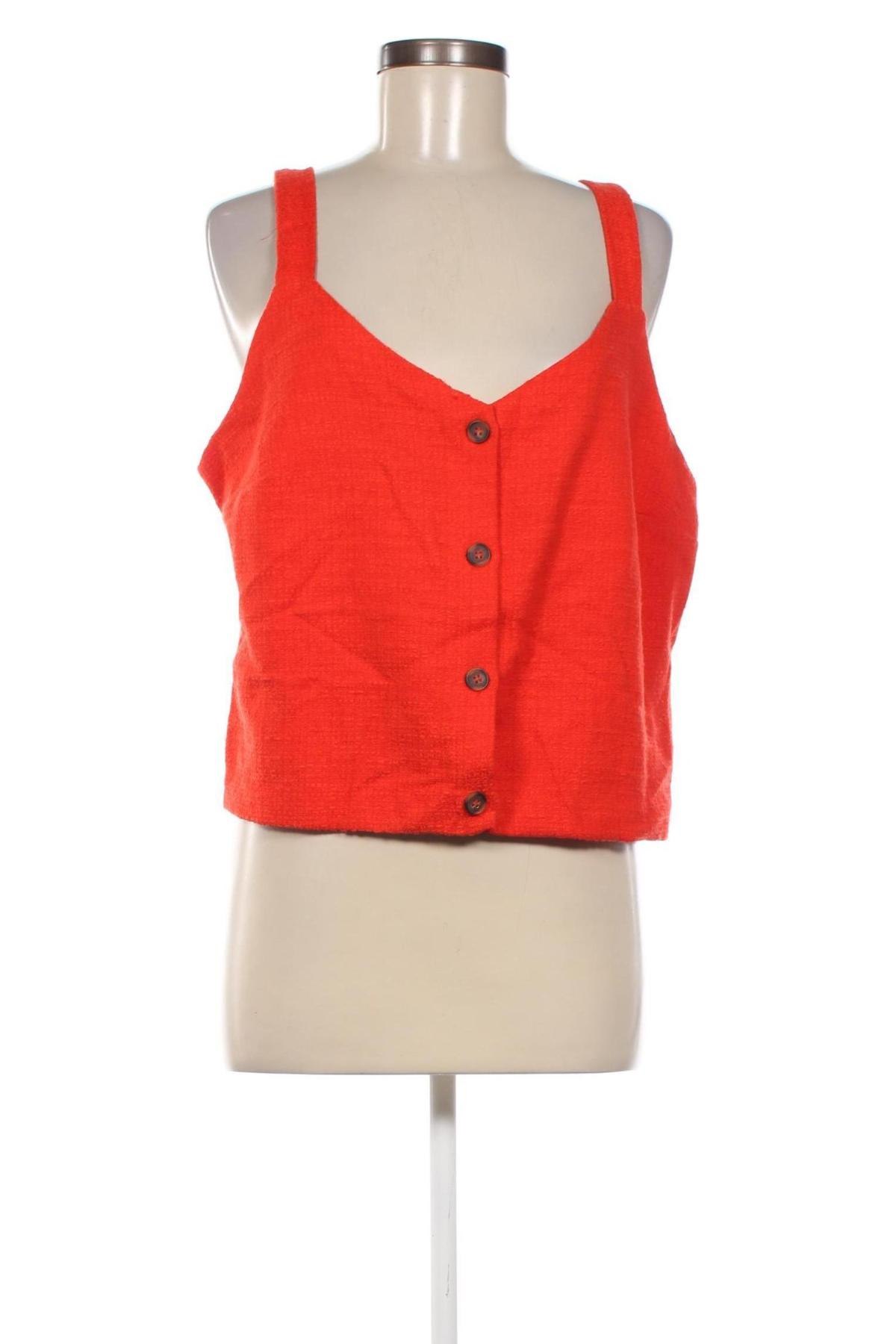 Γυναικείο αμάνικο μπλουζάκι Kiabi, Μέγεθος XL, Χρώμα Κόκκινο, Τιμή 4,44 €