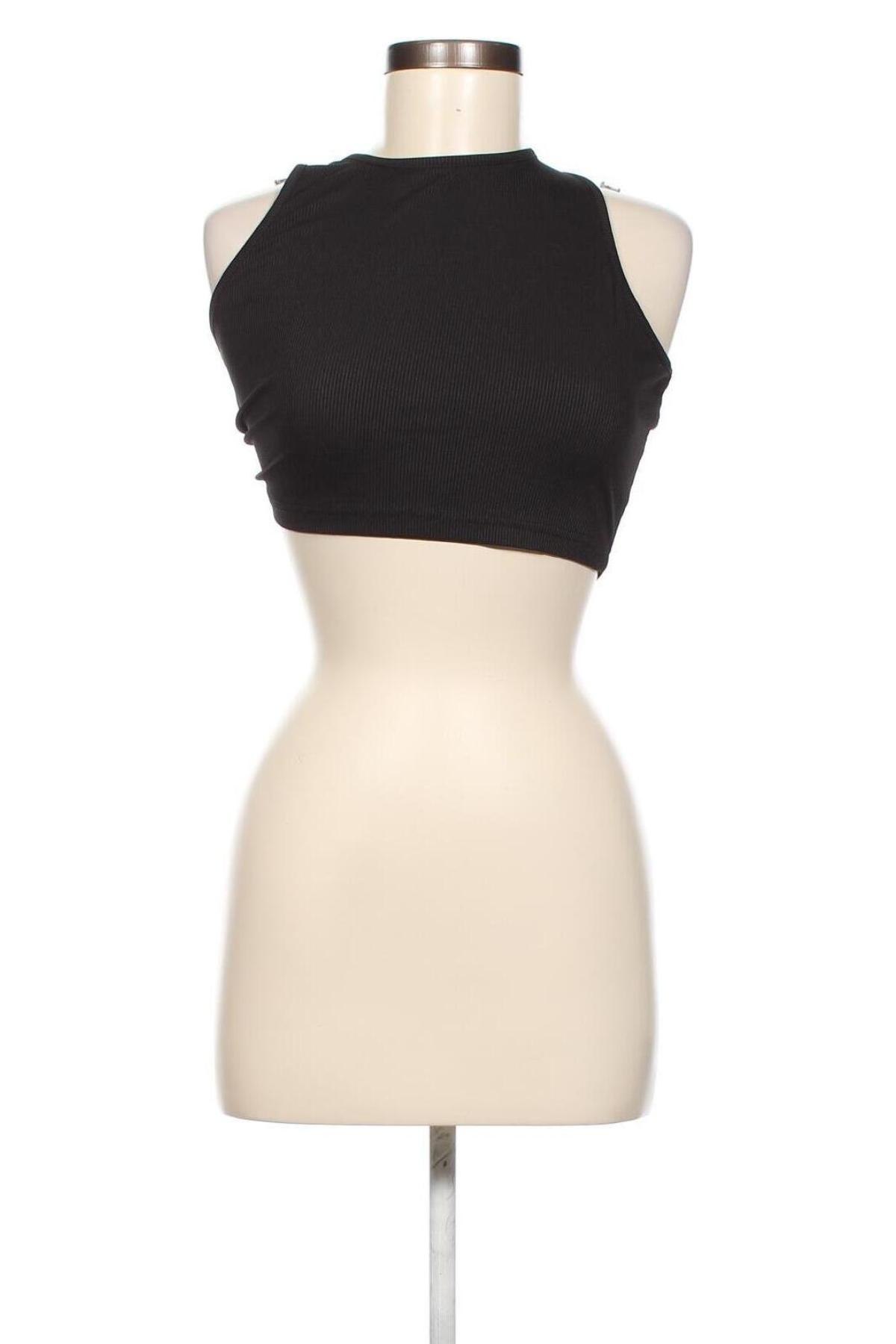Γυναικείο αμάνικο μπλουζάκι SHEIN, Μέγεθος L, Χρώμα Μαύρο, Τιμή 2,97 €