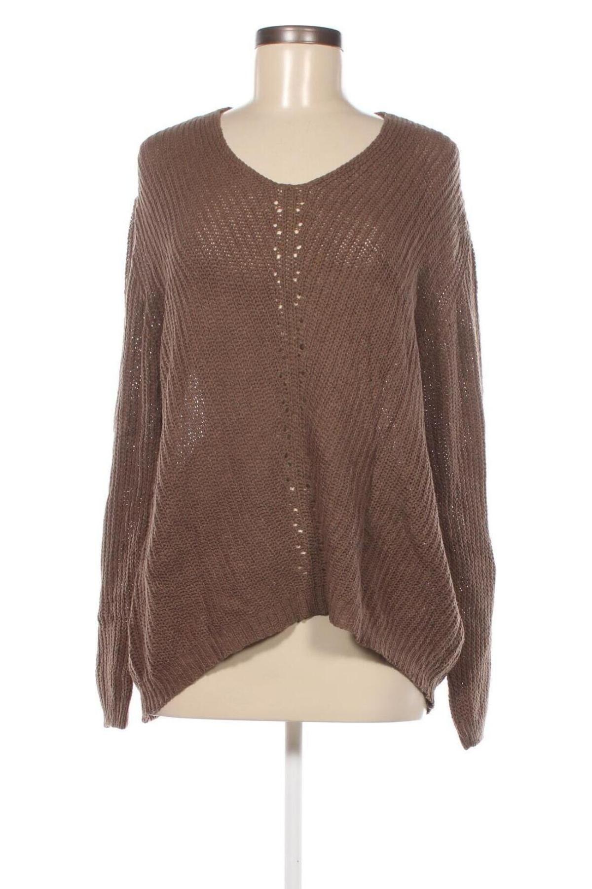 Damenpullover, Größe L, Farbe Braun, Preis 3,03 €