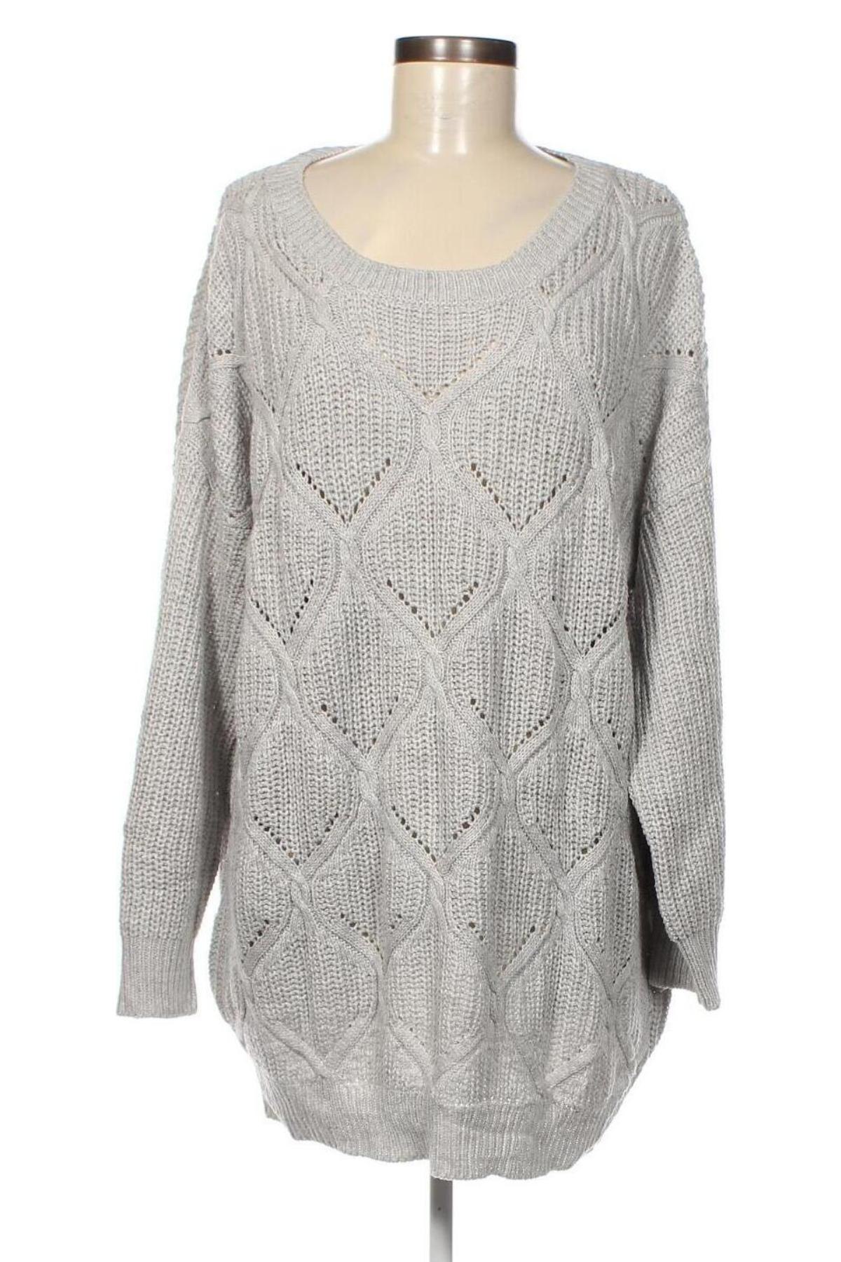 Γυναικείο πουλόβερ Atmosphere, Μέγεθος XL, Χρώμα Γκρί, Τιμή 5,38 €