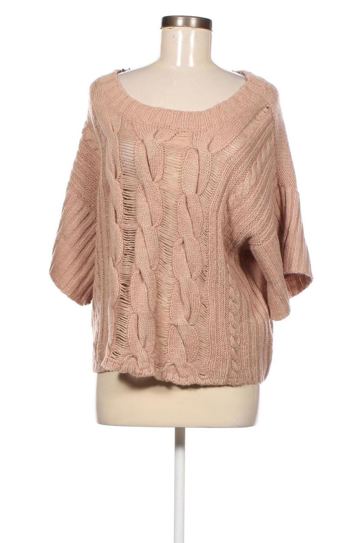 Γυναικείο πουλόβερ F&F, Μέγεθος M, Χρώμα  Μπέζ, Τιμή 5,38 €