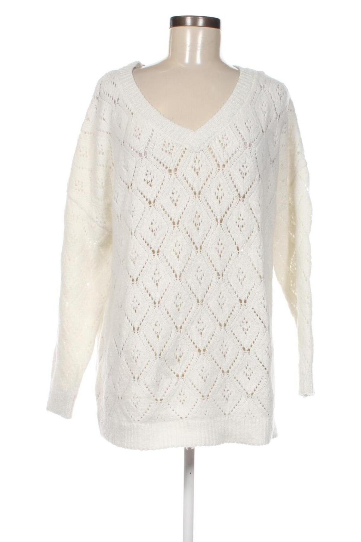 Дамски пуловер Gina Benotti, Размер M, Цвят Бял, Цена 13,05 лв.