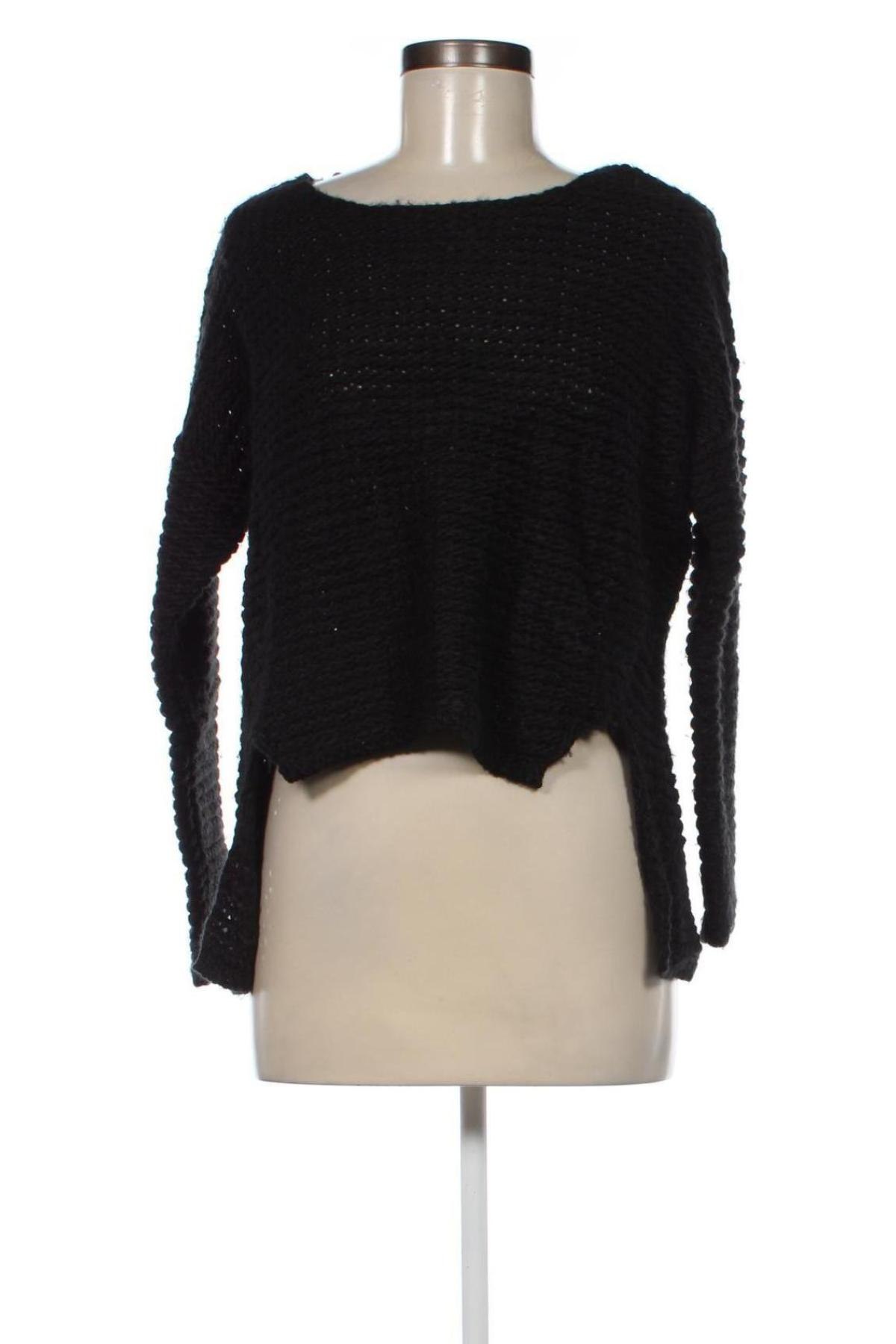 Дамски пуловер Gina Tricot, Размер XS, Цвят Черен, Цена 6,40 лв.