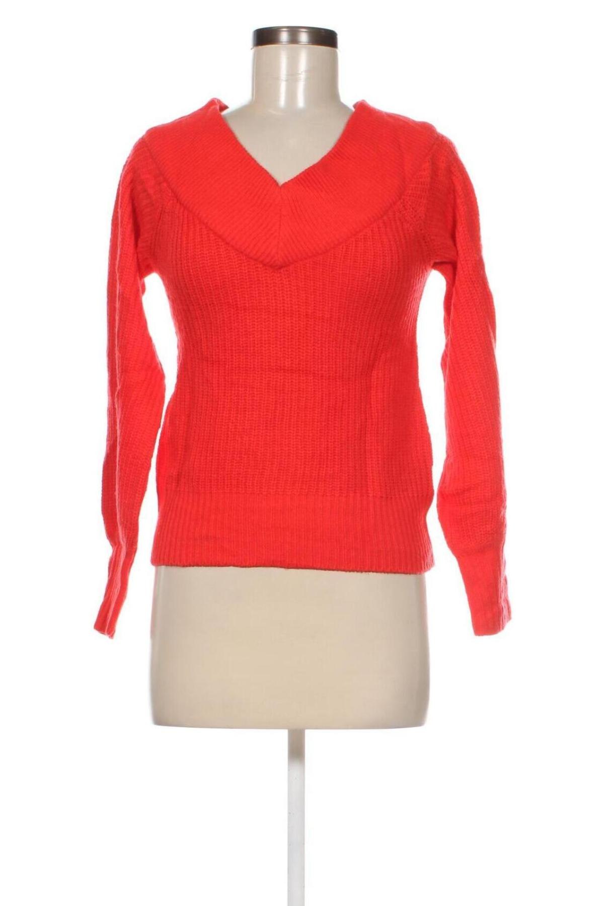 Дамски пуловер Gina Tricot, Размер S, Цвят Червен, Цена 5,40 лв.