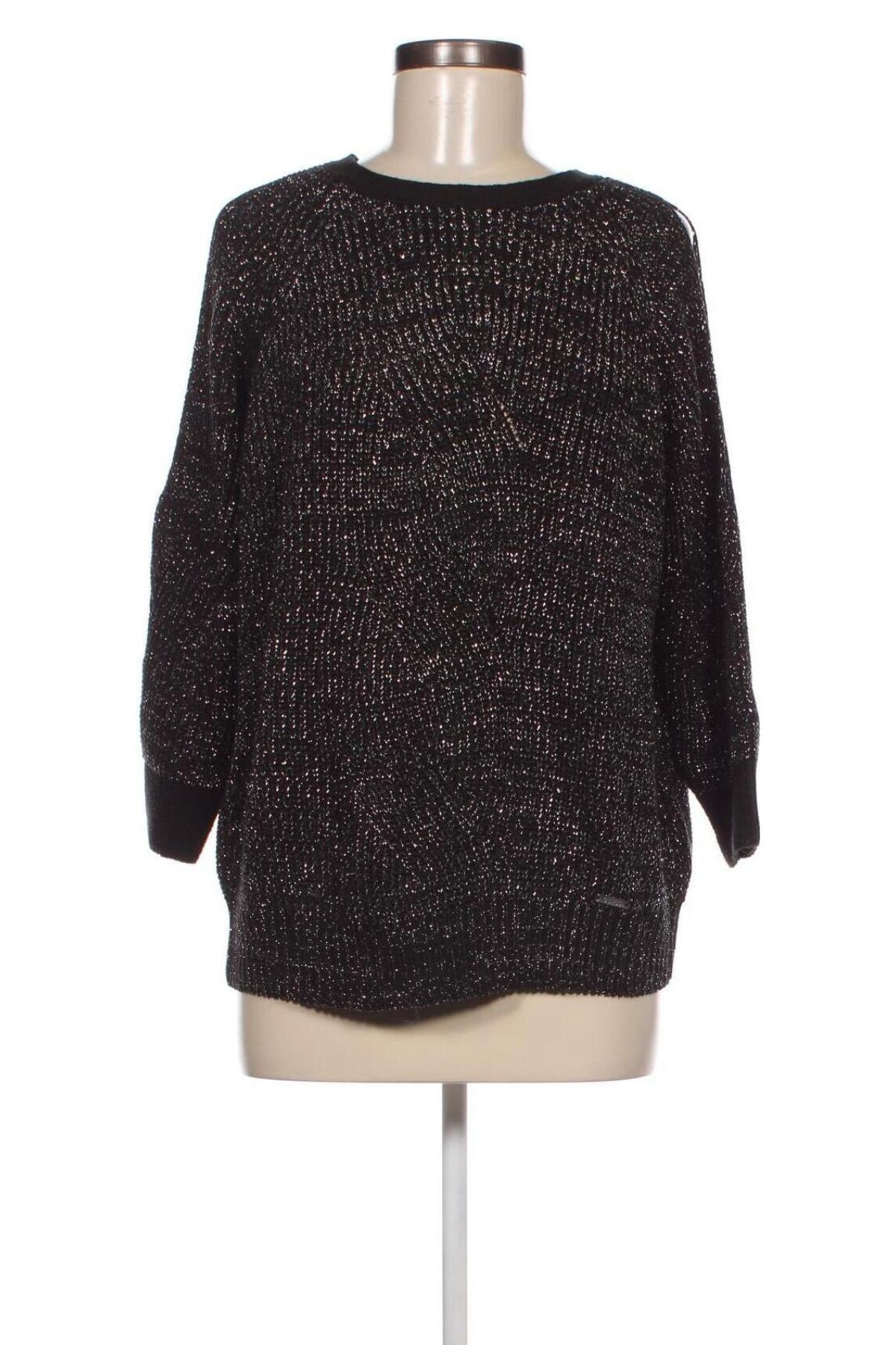 Дамски пуловер Guess, Размер L, Цвят Черен, Цена 44,10 лв.