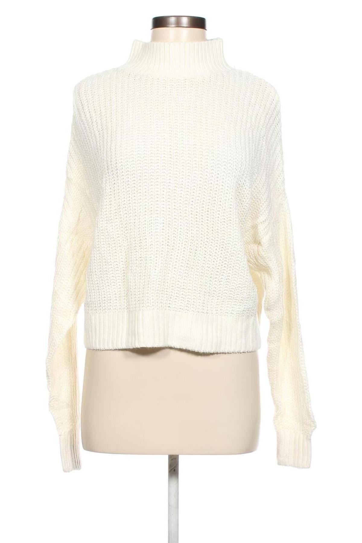Дамски пуловер H&M Divided, Размер M, Цвят Бял, Цена 8,70 лв.