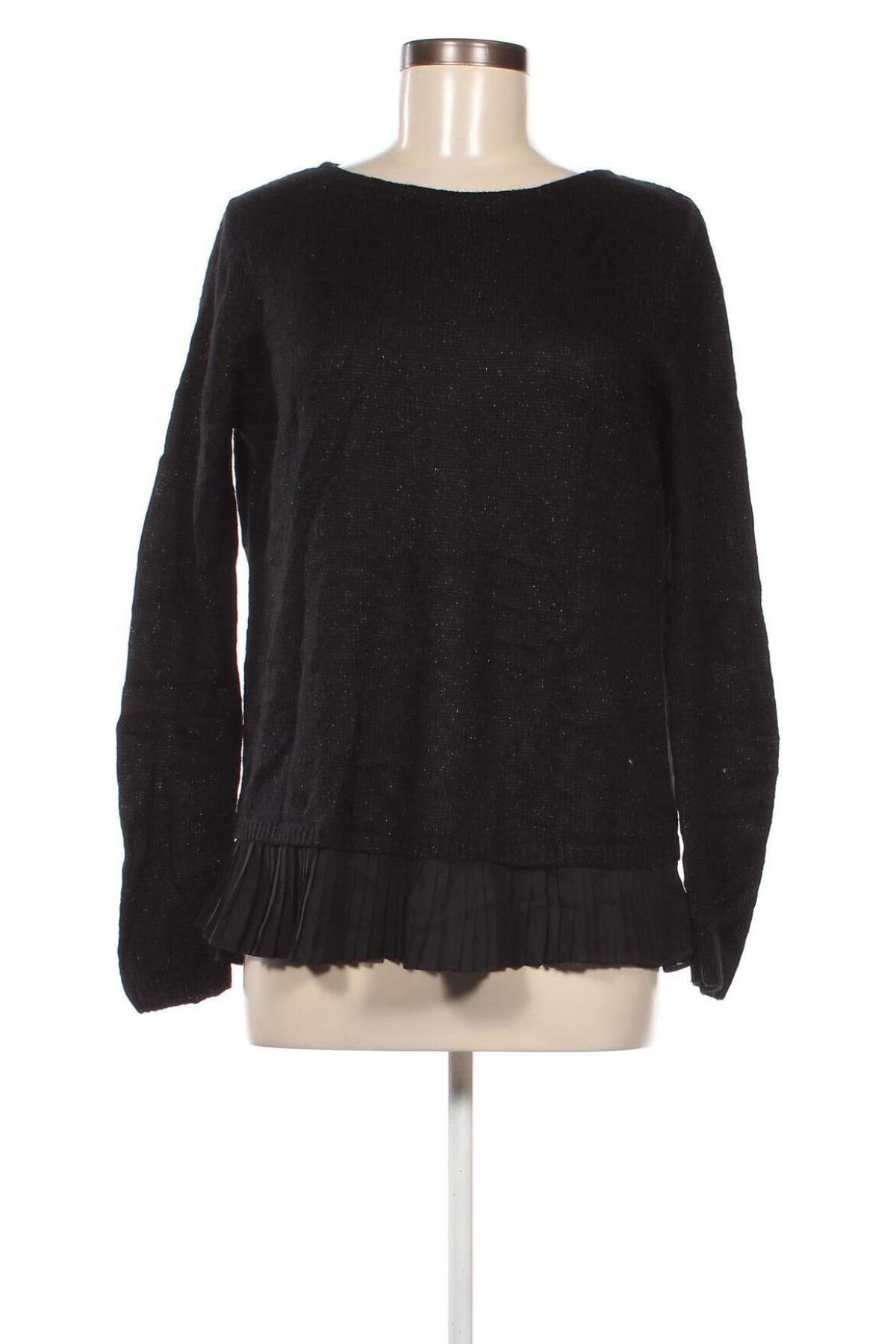 Дамски пуловер La P'tite Etoile, Размер S, Цвят Черен, Цена 6,60 лв.