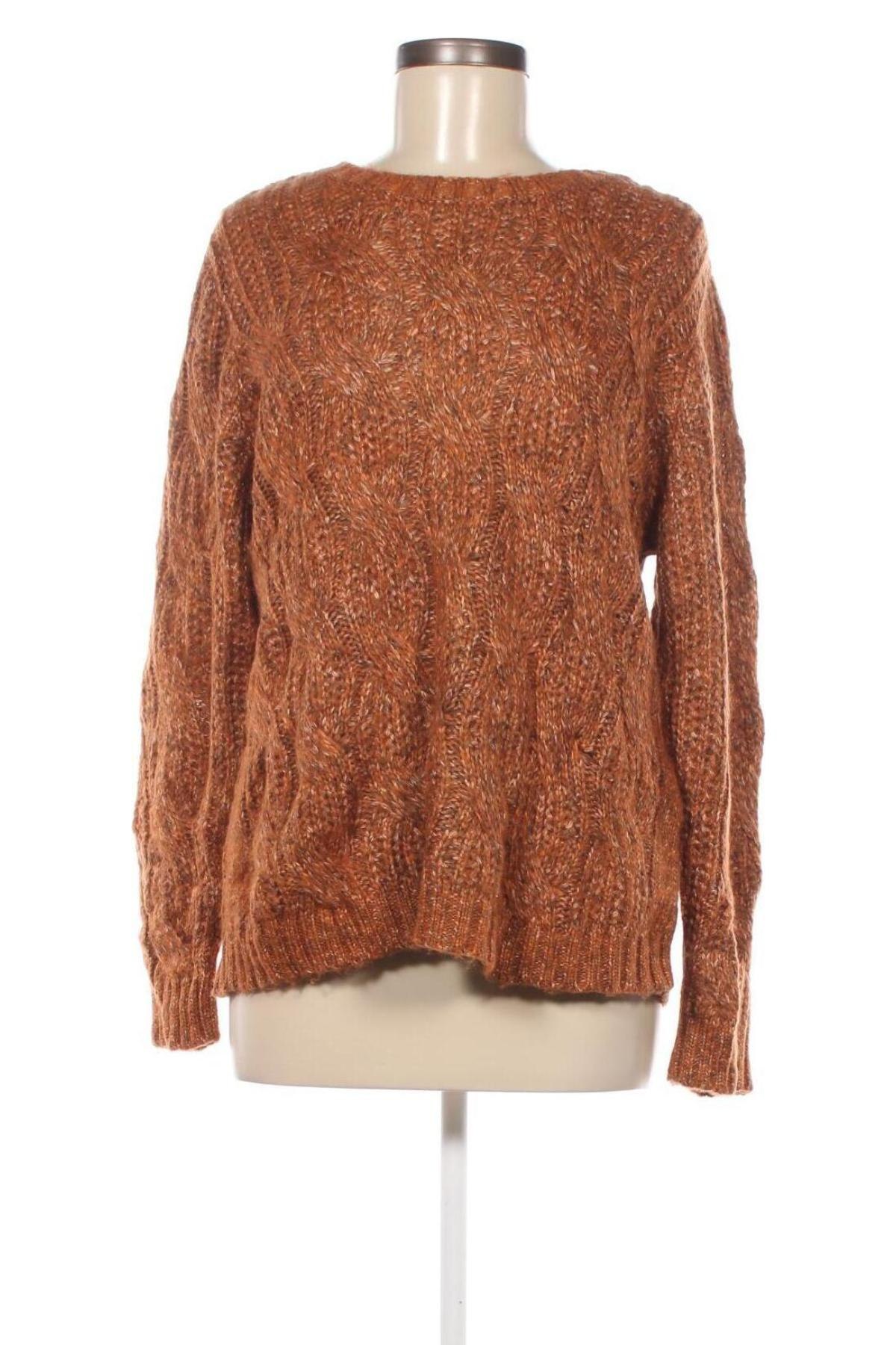 Дамски пуловер Mona, Размер XL, Цвят Кафяв, Цена 8,70 лв.