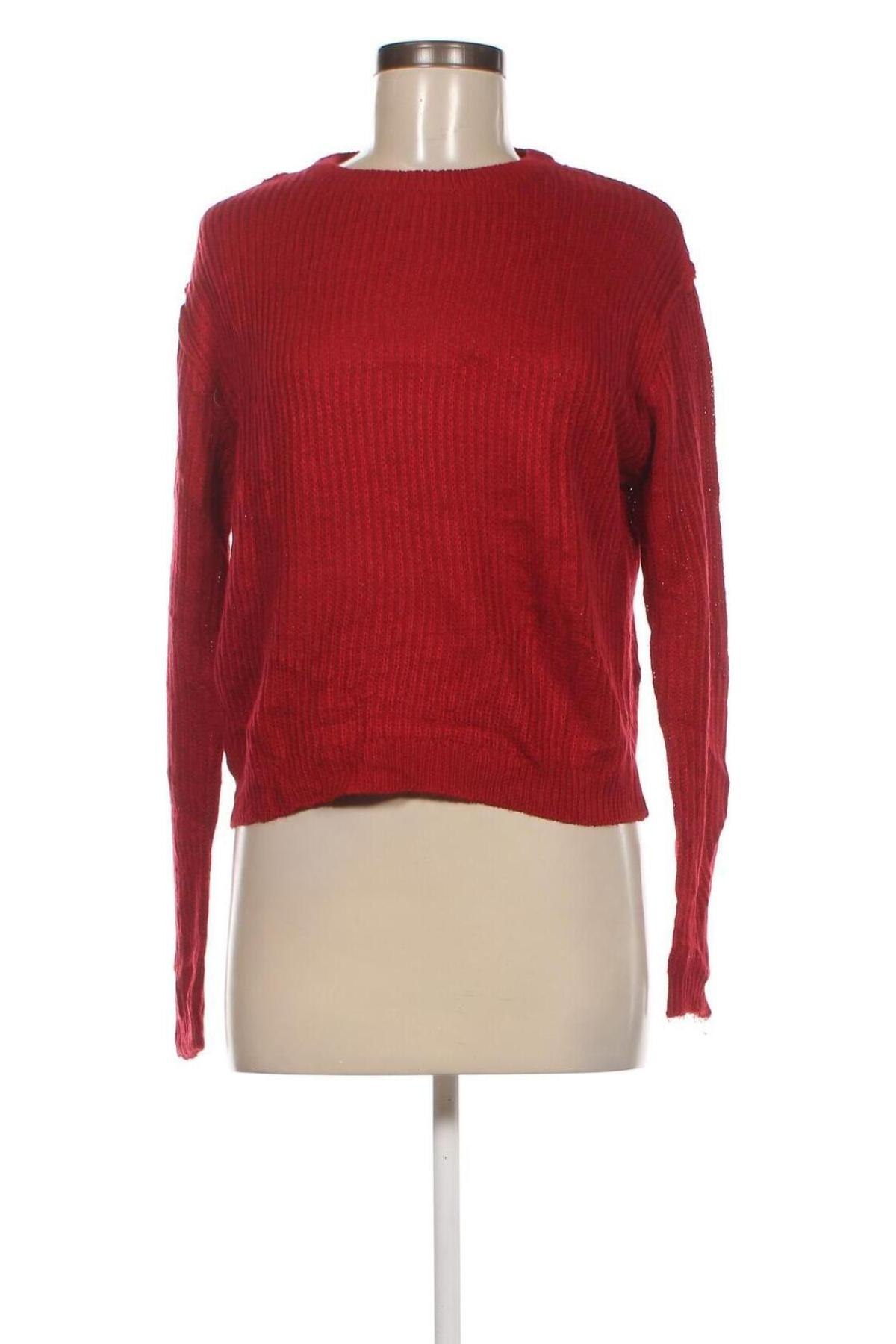 Γυναικείο πουλόβερ Pull&Bear, Μέγεθος S, Χρώμα Κόκκινο, Τιμή 5,38 €