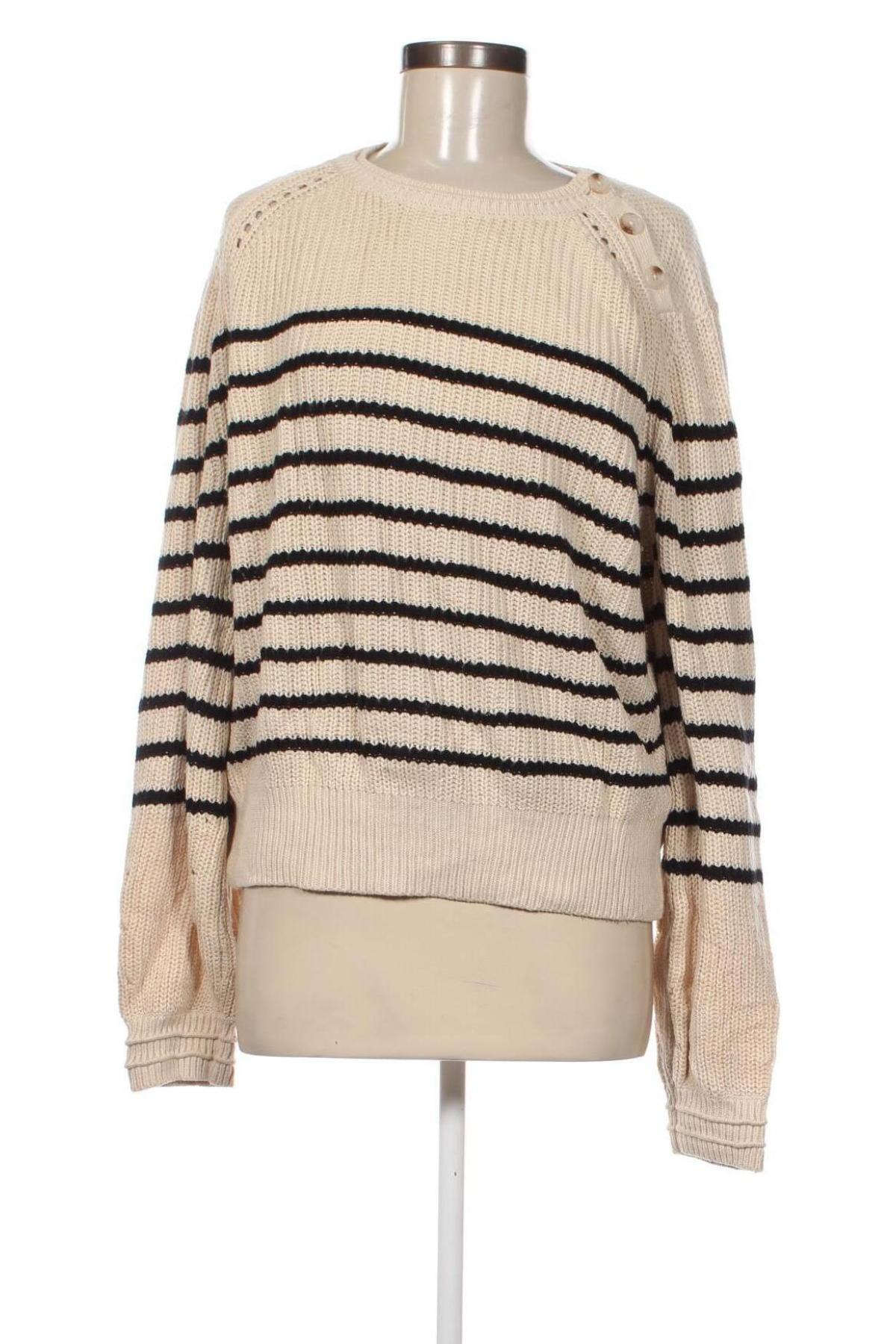 Дамски пуловер Sissy Boy, Размер L, Цвят Бежов, Цена 8,70 лв.