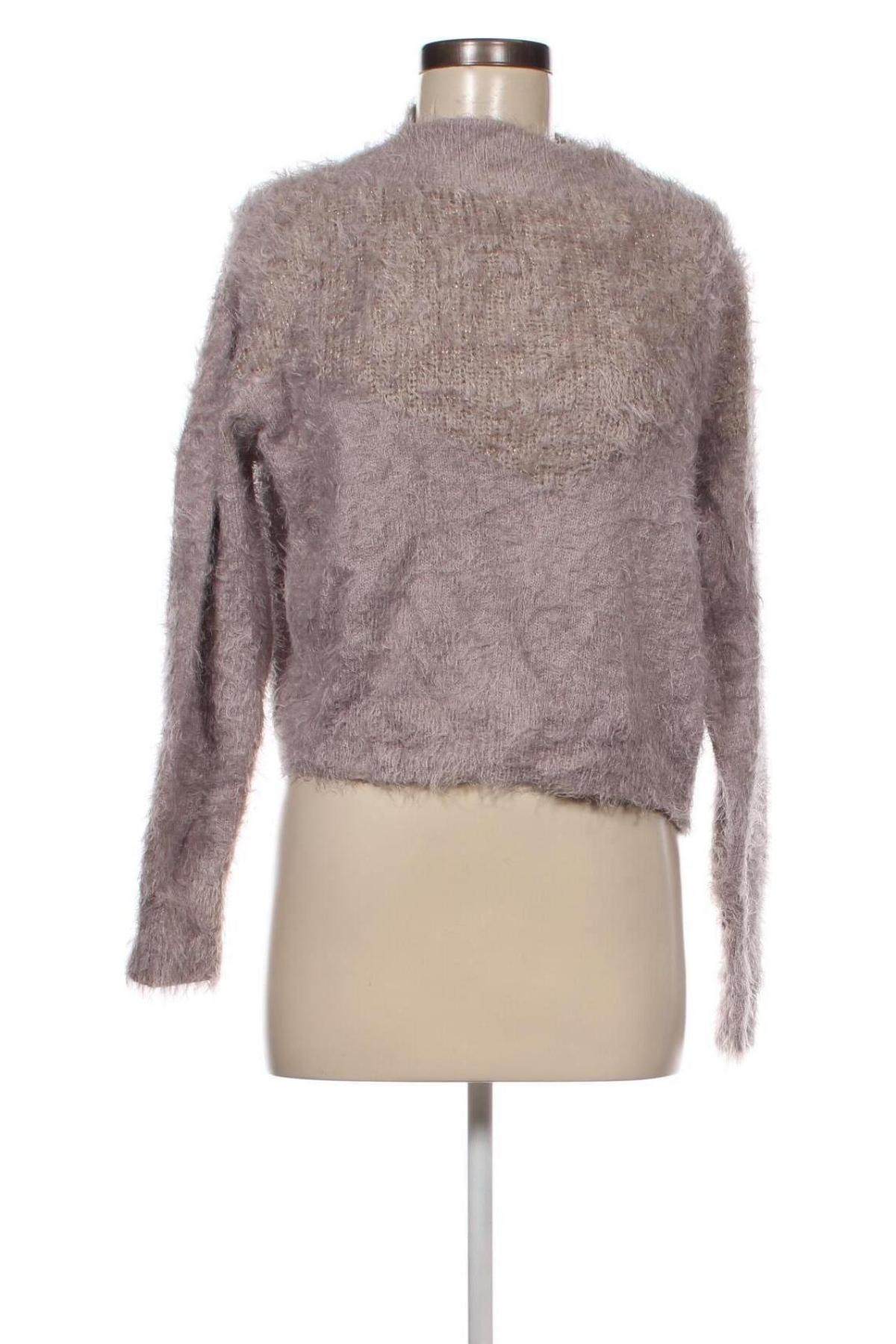 Дамски пуловер U Collection, Размер L, Цвят Сив, Цена 8,00 лв.